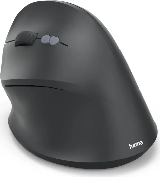 Hama EWM-600L Ergonomic Vertical Mouse, schwarz, Linkshänder, USB/Bluetooth