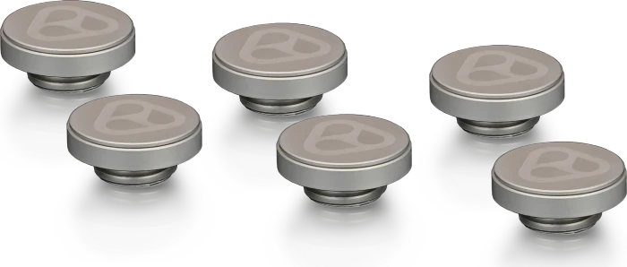 Thermal Grizzly DeltaMate Plug, Verschlussstopfen, G1/4", matt nickel, 6er-Pack