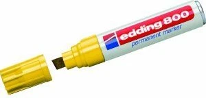 edding 800 Permanentmarker gelb, 5er-Pack