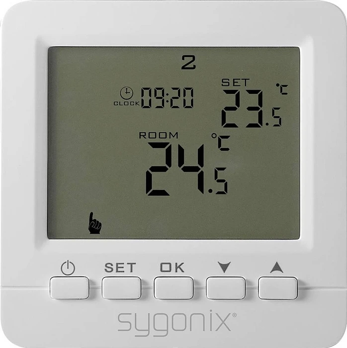 Sygonix Funk-Raumthermostat mit Display, AP