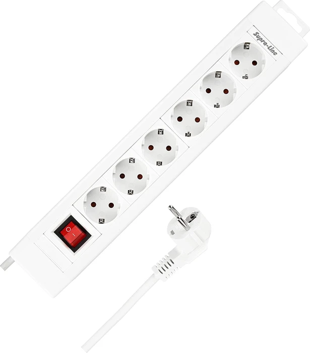REV Ritter SupraLine mit Schalter, 6-fach, 2.4m