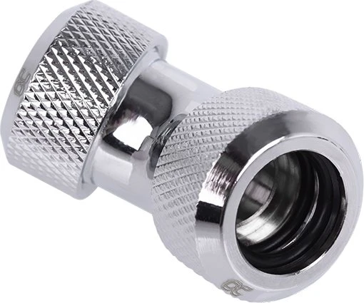 Alphacool Eiszapfen 45° 13mm L-Verbinder HardTube Anschraubtülle, verchromt