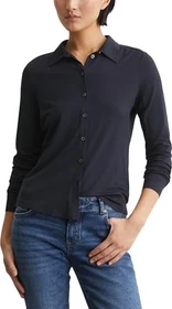 Marc O'Polo Regular Jersey Lenzing Ecovero Hemd langarm manic midnight (Damen)