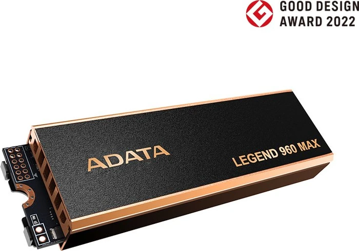 ADATA LEGEND 960 MAX 4TB, M.2 2280 / M-Key / PCIe 4.0 x4, Kühlkörper