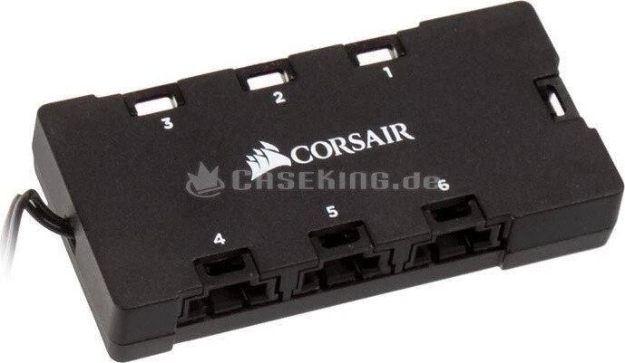 Corsair RGB Fan LED Hub für Corsair (Corsair Link), LED-Steuerung, schwarz