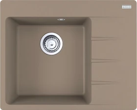 Franke Centro CNG 611-62 Einbau Becken links mit Ablauffernbedienung cashmere
