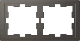 Merten System Design D-Life Rahmen, 2fach, anthrazit