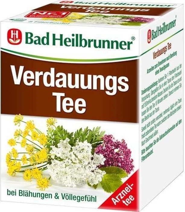 Bad Heilbrunner Verdauungs Tee Beutel, 8 Stück