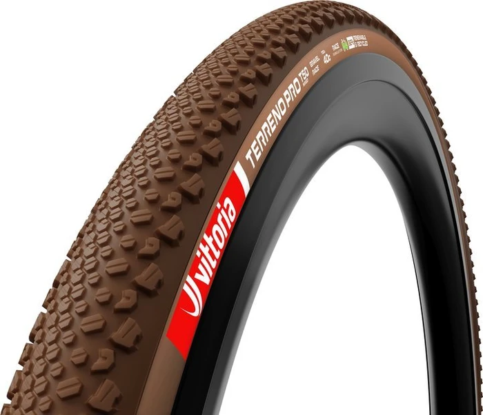 Vittoria Terreno T50 Mixed Gravel Endurance 700x40C Tubeless-Reifen braun