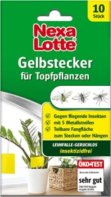 Evergreen Garden Care Nexa Lotte Gelbstecker für Topfpflanzen, 10 Stück