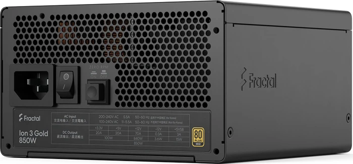 Fractal Design Ion 3 Gold 850W, ATX 3.1
