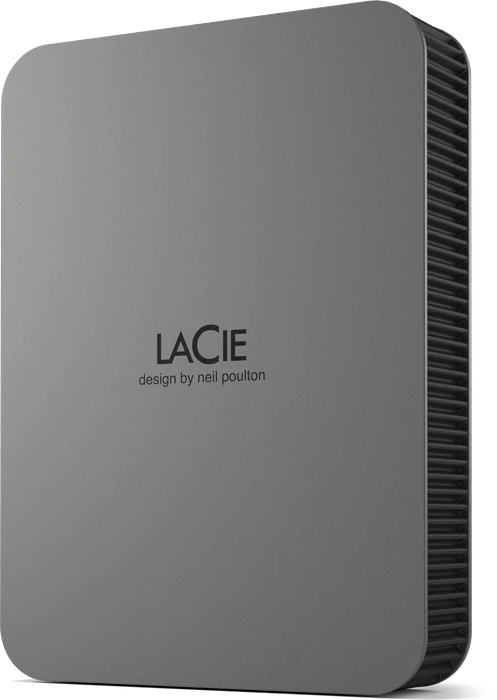 LaCie Mobile Drive Secure, Space Gray, 5TB, USB-C 3.0