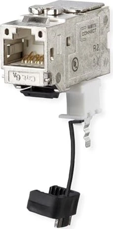 Metz Connect Cat6a Keystone Modul Buchse via RJ-45 Buchse, 270°