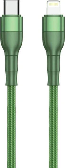 2GO USB Kabel Type C/Lightning grün