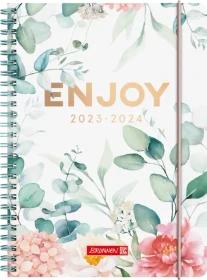 Brunnen Schülerkalender Wochenkalender 2023/2024, 170x240mm, Motiv Eucalyptus, 104 Blatt