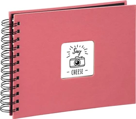 Hama Spiralalbum Fine Art 24x17 / 50 schwarze Seiten rosa