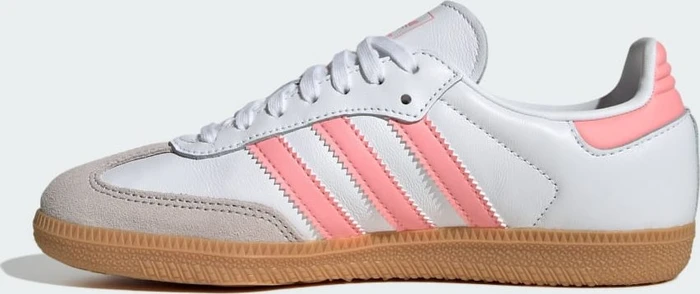adidas Samba OG cloud white/semi pink spark/gum (Junior)