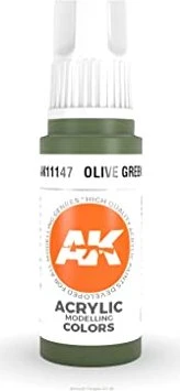 AK-Interactive 3rd Gen Acrylic Colors Acrylic Modelling Colors olive green, 17ml