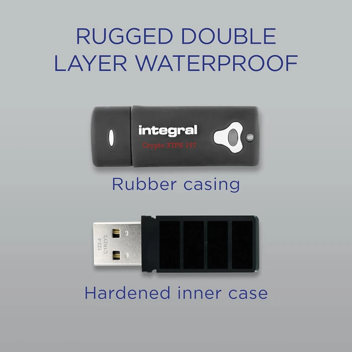 Integral Crypto Drive FIPS 197 8GB, USB-A, USB 3.2 Gen 1×1, 3er-Pack