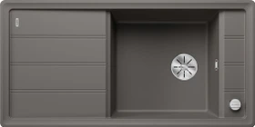 Blanco Faron XL 6 S InFino Einbau Becken reversibel mit Ablauffernbedienung vulkangrau