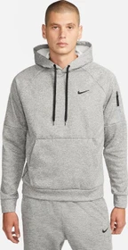 Nike Therma Therma-FIT Fitness Hoodie dark grey heather/particle grey/black (Herren)