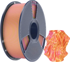 Sunlu Silk PLA+, Dual Color Pink Gold, Spule, 1.75mm, 1.00kg