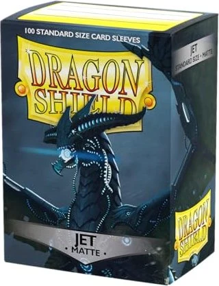 Dragon Shield Matte Sleeves Standard jet, 100 Stück