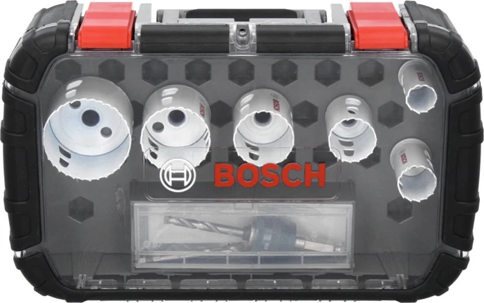 Bosch Professional BiM Progressor for Wood and Metal Elektriker Lochsägen-Sortiment inkl. Koffer, 9-tlg.