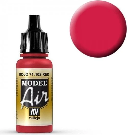 Vallejo Model Air 102 red, 17ml