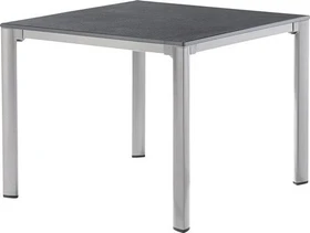 Sieger vivodur Loungetisch 95x95cm graphit/schieferdekor anthrazit