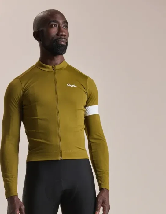 Rapha Core Thermal Trikot langarm fern/white (Herren)