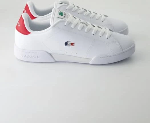 Lacoste Carnaby Cup Leather white/navy/red (Herren)