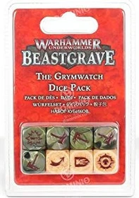 Games Workshop Warhammer Underworlds: Beastgrave - Die Grimwacht Würfelset