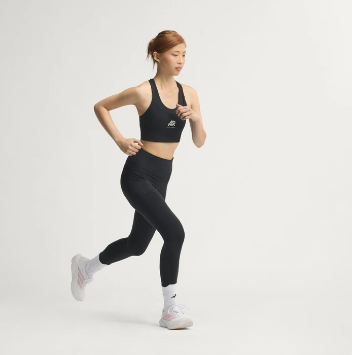adidas Adi Runners Sport-BH schwarz (Damen)