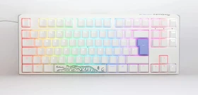 Ducky One 3 TKL PBT, LEDs RGB, Pure White, MX RGB BLACK, USB, UK (DKON2187ST-AUKPDPWWWSC1)