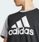 adidas Essentials Single Jersey Big Logo T-Shirt kurzarm black/medium grey heather (Herren) Vorschaubild