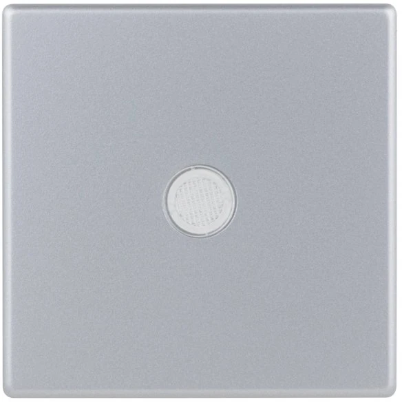 REV Ritter Quadro Abdeckung für A-/W-/Kontrollschalter/Taster beleuchtet, silber