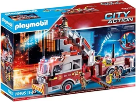 playmobil City Action Feuerwehr-Fahrzeug: US Tower Ladder
