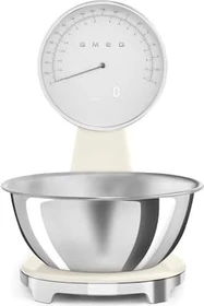 Smeg KSF01CRWW 50's Style analoge/digitale Küchenwaage creme