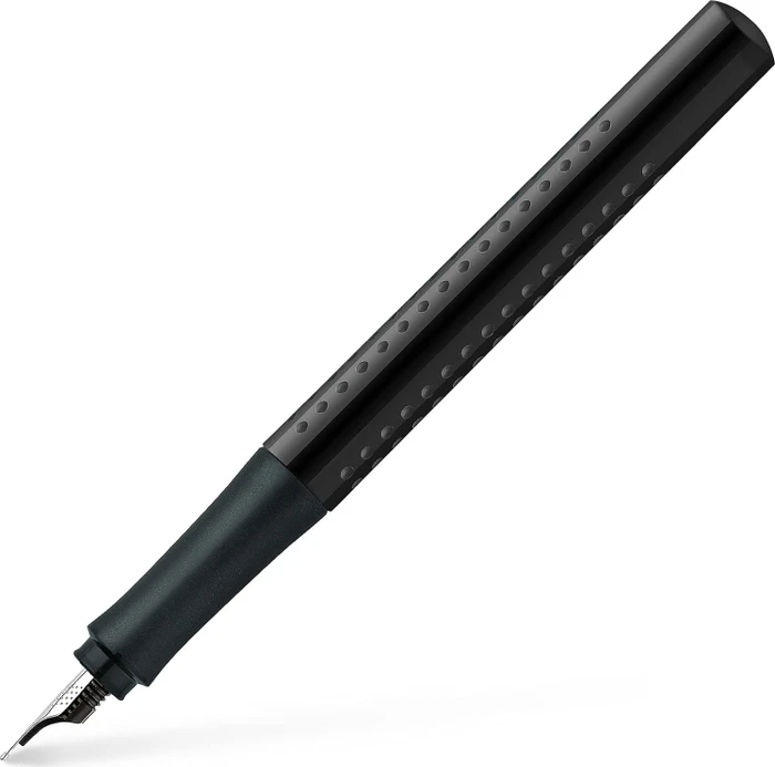 Faber-Castell Füller Grip 2010 schwarz, rechte Hand/linke Hand, mittel