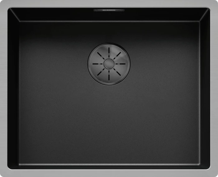 Blanco Claron 500-U InFino Unterbau Becken mittig dark steel