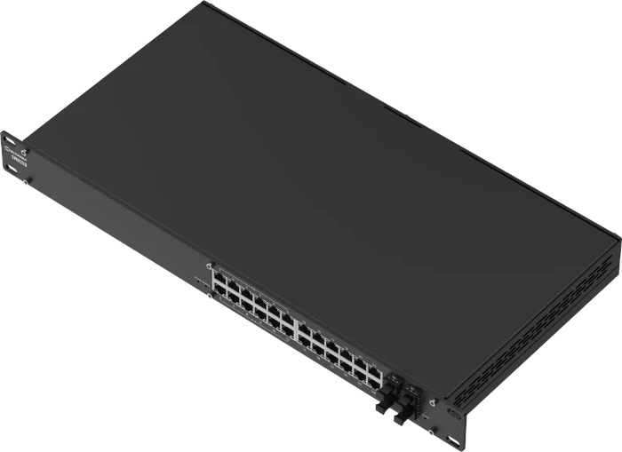 Teltonika SWM Rackmount Gigabit Managed Switch, 24x RJ-45, 4x SFP, 300W PoE+