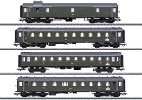 Märklin - Spur H0 Personenwagen - Schnellzugwagen-Set zur Dampflok BR 19.0 Sachsenstolz