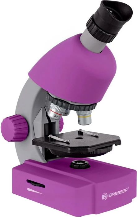 Bresser Junior Mikroskop 40x-640x violett