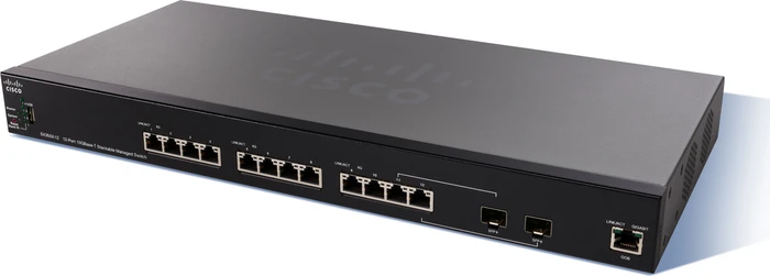 Cisco SX350X Rackmount 10G Managed Switch, 10x RJ-45, 2x RJ-45/SFP+