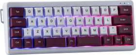 Epomaker TH40, Purple, LEDs RGB, Cherry Profil, hot-swap, Epomaker Wisteria, USB/Bluetooth, US