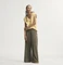 adidas Checks Hose lang olive strata/wonder beige/aurora coffee (Damen) Vorschaubild