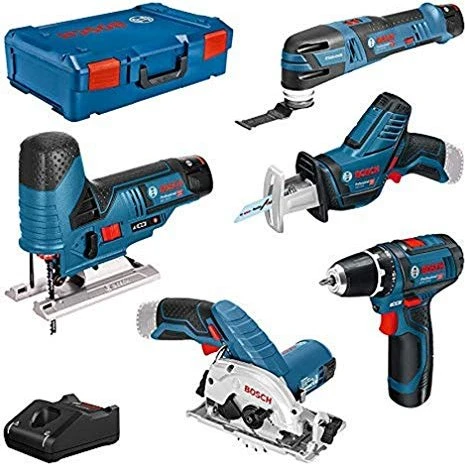 Bosch Professional Akku-Maschinenset inkl. L-Boxx + 3 Akkus 3.0Ah