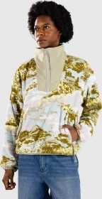 Columbia Sequoia Grove Half Zip Fleece Print Pullover citron haze/fieldaze (Damen)