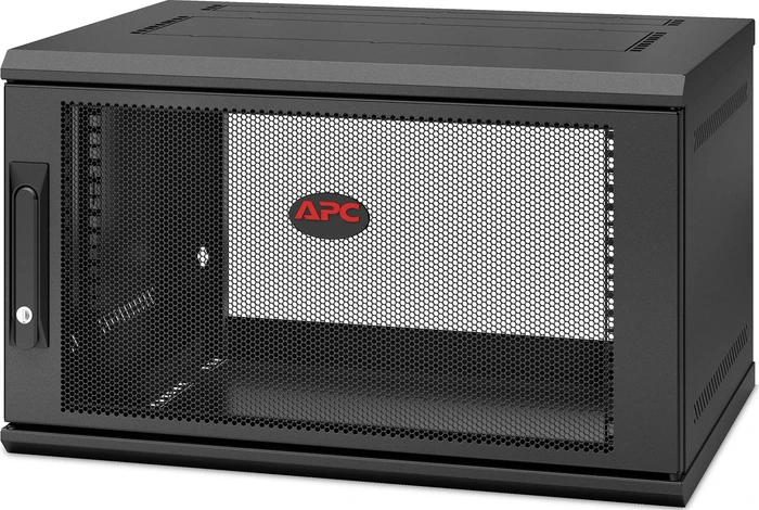 APC NetShelter WX 19" Wandgehäuse 6HE, Gitternetztür, schwarz, 400mm tief